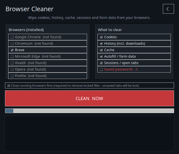 Browser Cleaner