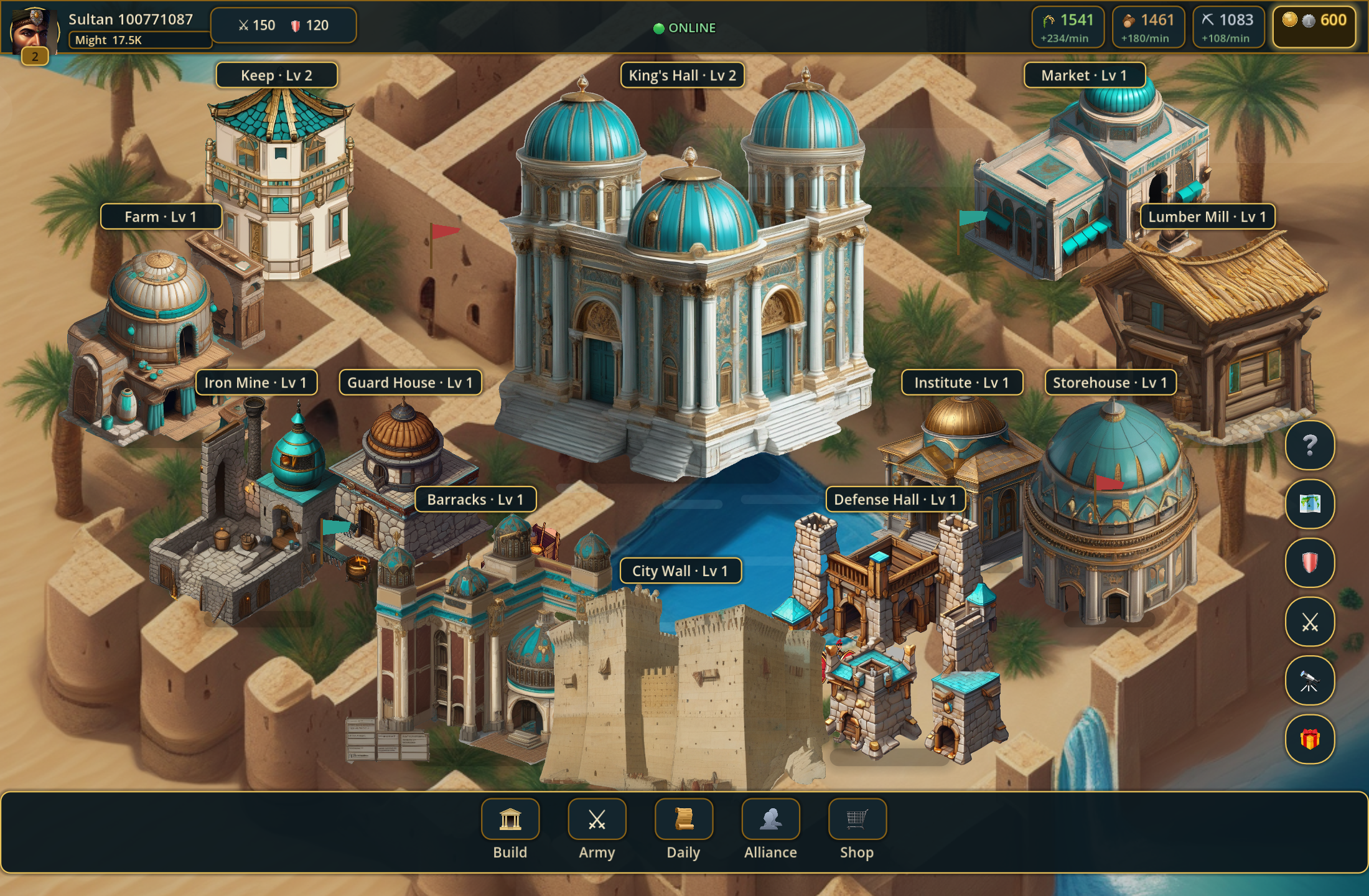 Throne of the Sultans
